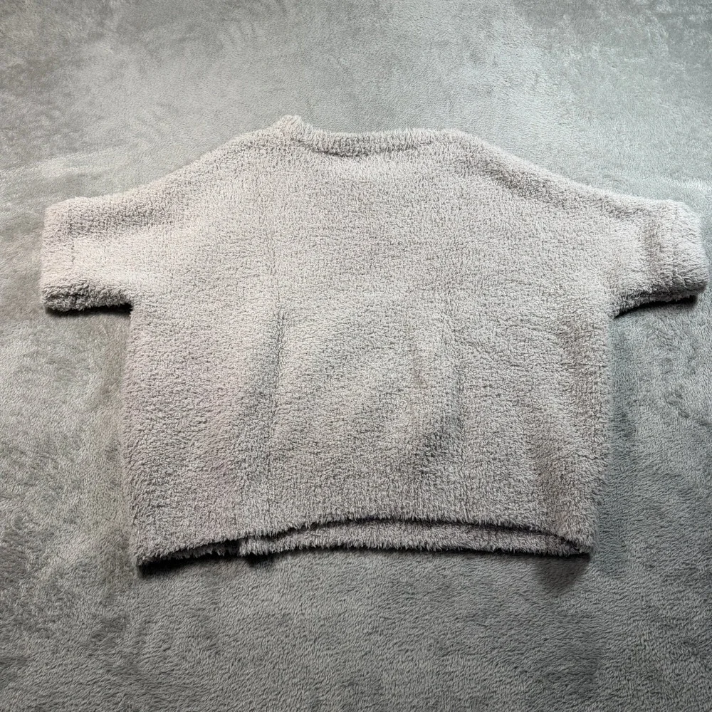 Barefoot Dreams CozyChic Dolman Top Women Small Gray Short Sleeve QVWCC1341